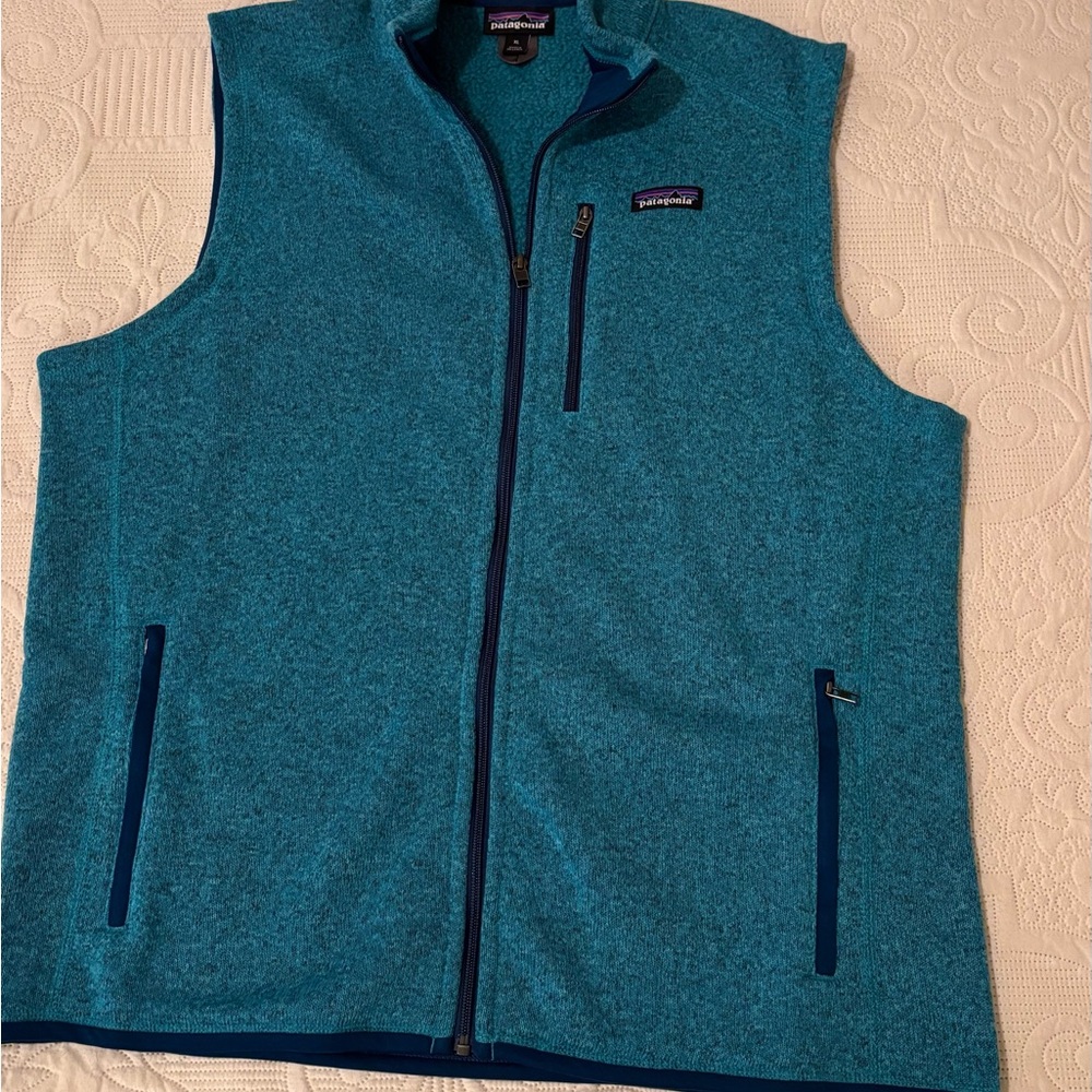 Patagonia Men's Teal Fleece Vest